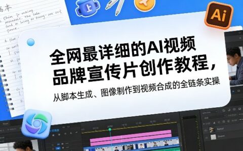 全网最详细的AI视频品牌宣传片创作教程，从脚本生成、图像制作到视频合成的全链条实操