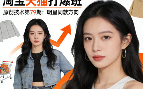 《淘宝天猫打爆班》原创技术第79期：明星同款方向