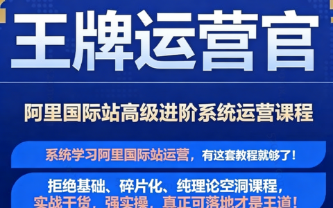 大钟老师阿里巴巴国际站高级进阶系统运营培训精品课程