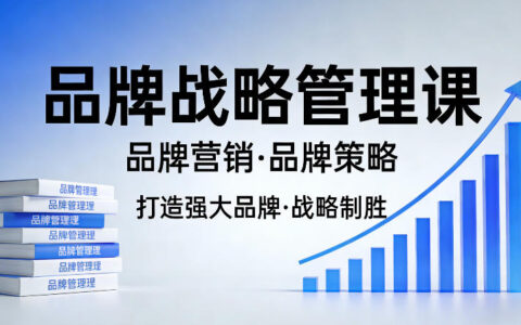 打造强大的品牌！品牌战略管理课，品牌营销，品牌策略
