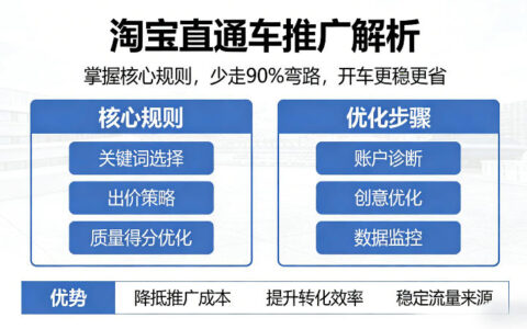 淘宝直通车推广解析，掌握核心规则，少走90%弯路，开车更稳更省
