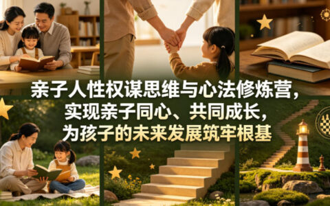 亲子人性权谋思维与心法修炼营，实现亲子同心、共同成长，为孩子的未来发展筑牢根基【音频】