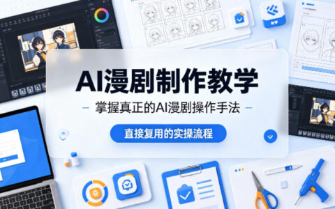 AI漫剧制作教学，带你掌握真正的AI漫剧操作手法，直接复用的实操流程