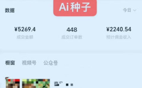 视频号AI种子带货，0粉0保证金就可做，人人能做，实操日入1k+