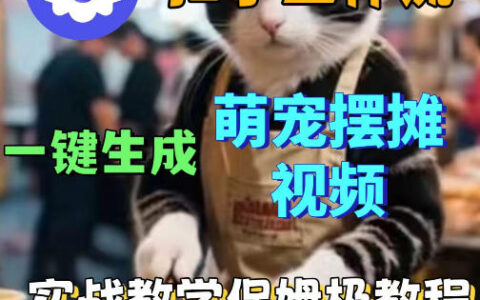 扣子coze工作流一键生成萌宠摆摊视频，保姆级实操搭建教学