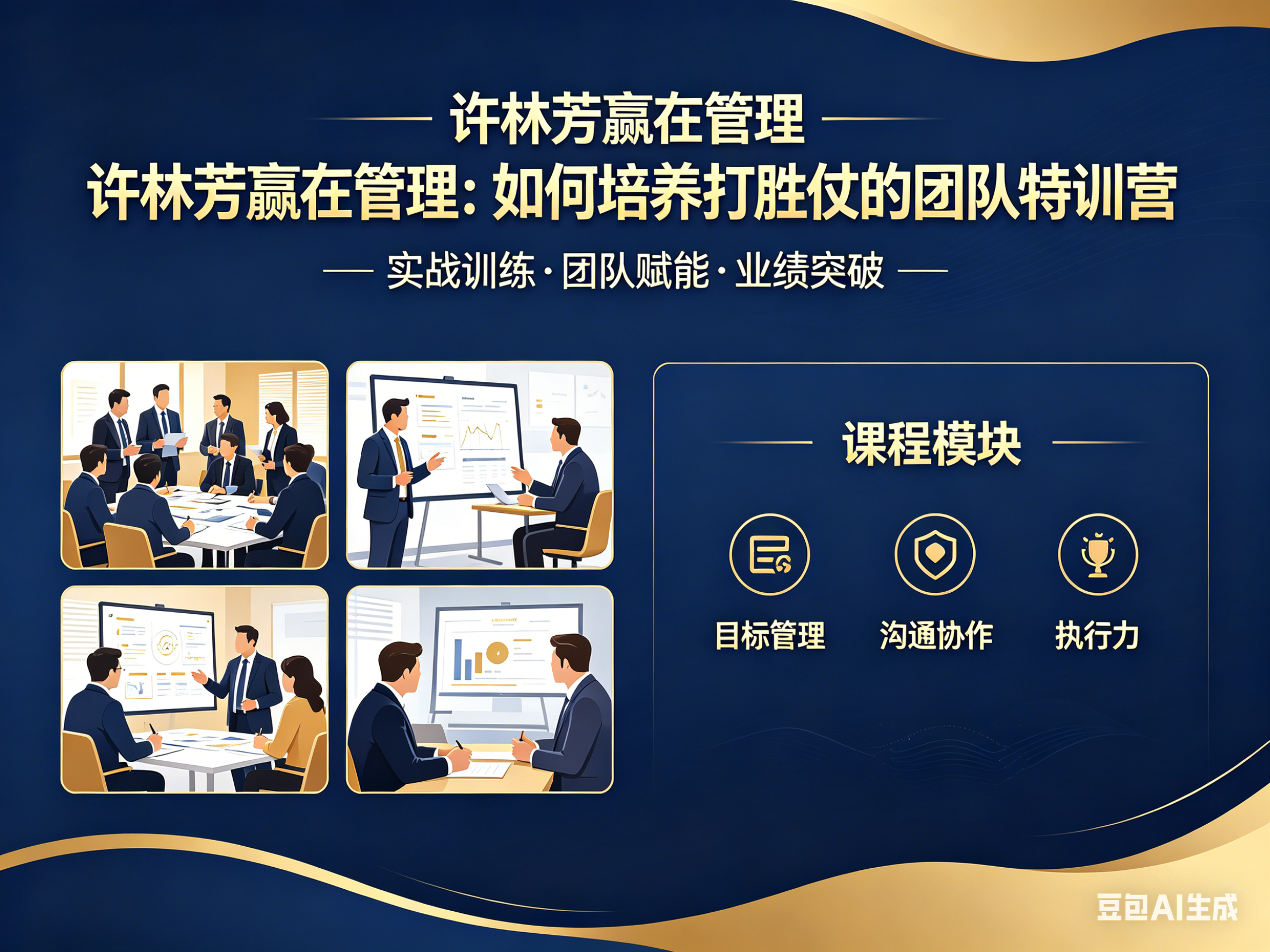 许林芳赢在管理: 如何培养打胜仗的团队特训营