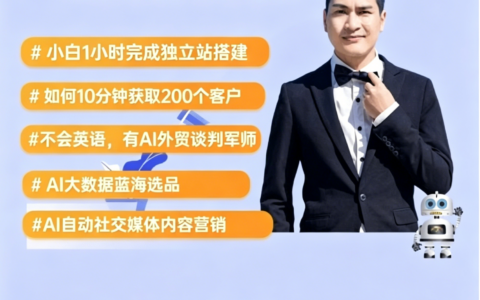 2025-2026大卫AI闪电做外贸实战课-外贸建站-开发客户-内容营销-从0到3做外贸实战课6-27期