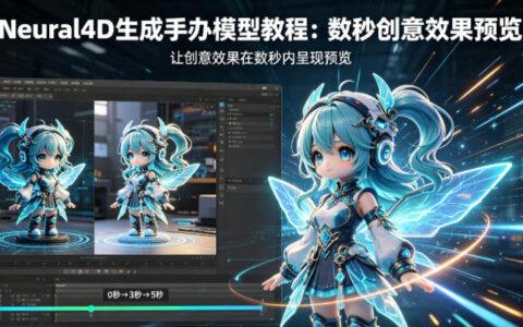 Neural4D生成手办模型教程，让创意效果在数秒内呈现预览