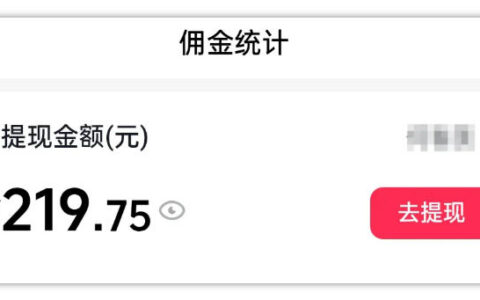 AI图文带货项目，操作2周卖出37件，已结算佣金219