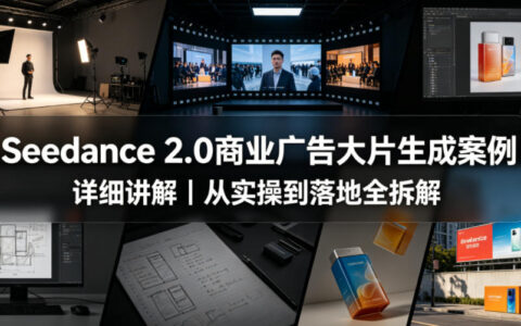 Seedance 2.0商业广告大片生成案例详细讲解｜从实操到落地全拆解