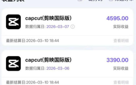 海外TikTok剪映cupcut拉新，市场广阔，潜力巨大，月入1w+，适合TK创作者的新机会