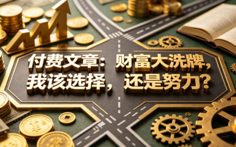 付费文章：财富大洗牌，我该选择，还是努力？