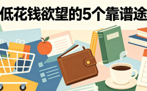 付费文章：降低花钱欲望的5个靠谱途径