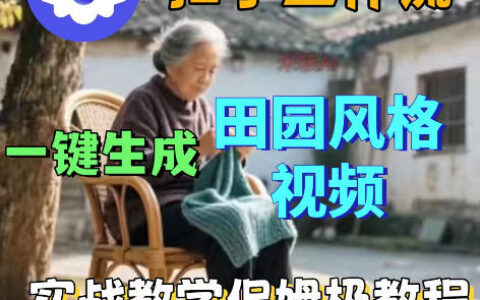 爆火的田园风格视频用扣子coze工作流一键生成，保姆级搭建教程