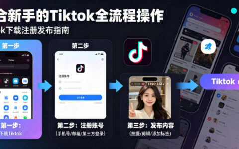 Tiktok下载注册发布，适合新手的Tiktok全流程操作