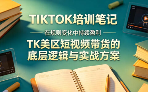 视界跨境TIKTOK4月17培训笔记，在规则变化中持续盈利，TK美区短视频带货的底层逻辑与实战方案【文档】