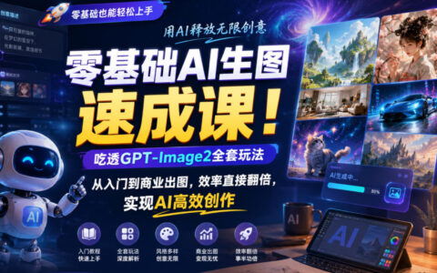 零基础也能做到：一文掌握GPT-Image2全流程，从入门到商业出图效率翻倍