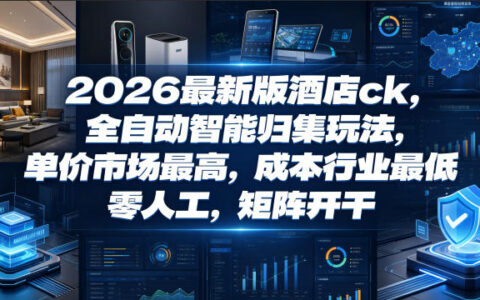 2026最新版酒店CK全解析：零人工＋全自动智能归集如何实现行业最低成本与市场最高单价？