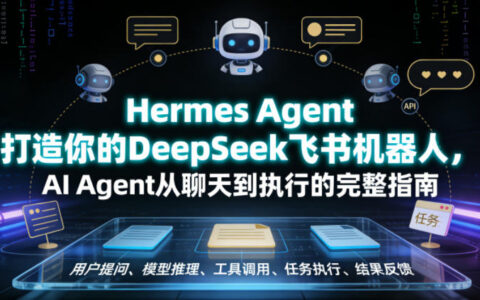手把手用Hermes Agent打造DeepSeek飞书机器人：AI Agent从聊天到执行的全流程实战指南