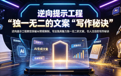 如何用逆向提示工程突破AI常规限制，写出独具魅力的吸睛文案？（原创双语示例）