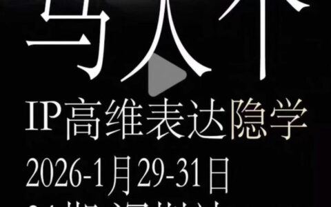 亲测｜马大个《IP高维表达》12800线下大课全套笔记，手把手教你打造个人IP