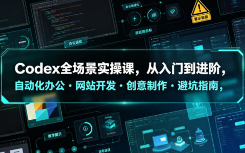 一文带你掌握Codex全场景实操：从入门到进阶的自动化办公、网站开发、创意制作与避坑指南