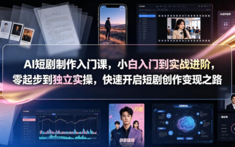 零基础如何靠AI制作短剧并实现变现？从入门到独立实操的完整路线