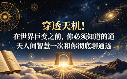 在世界巨变前必须知道的通天人间智慧：一次彻底讲透