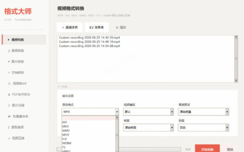 Windows 上这款完全免费的“格式大师”真的能离线无广告互转音视频与文档吗？