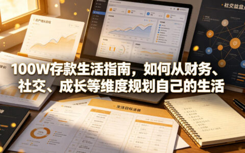 有100万存款后该怎么过？从财务规划到个人成长的全方位生活指南