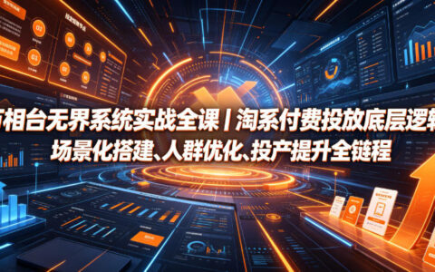 万相台无界系统全链路实战｜揭秘淘系投放底层逻辑与场景化人群优化策略