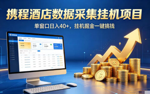 携程酒店全自动浏览项目真的能稳定矩阵化提现吗？单窗口日收益40+内幕曝光