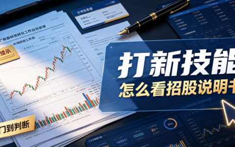 付费文章：打新前，如何快速看懂招股说明书？
