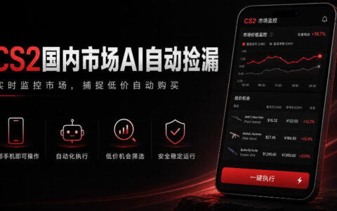 游戏市场AI自动监控真的能日入300+？实时检测差价捡漏背后到底怎么玩【揭秘】