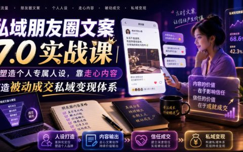 如何用“走心内容”打造高转化私域朋友圈？从个人人设到被动成交的完整实战方法