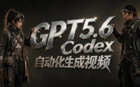 一文搞懂GPT5.6×Codex视频自动化：从提示词设计、角色设定、封面海报到视频生成思路与工作流实战