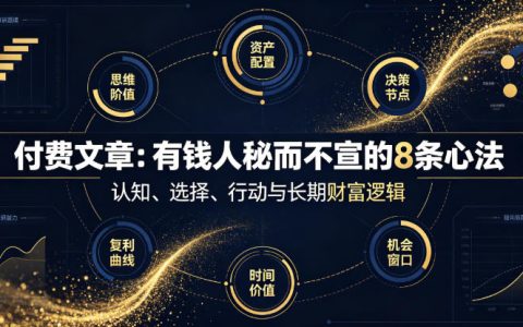 付费解读：有钱人不外传的8条底层心法