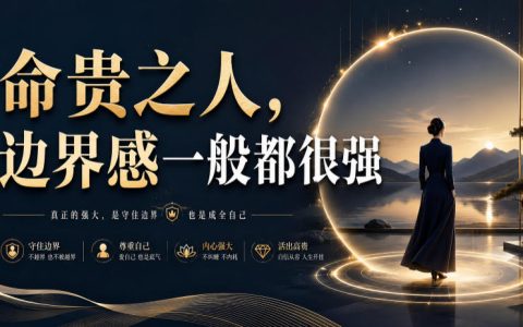 为什么命贵的人，边界感都很强？