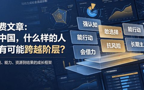 在中国，哪些人最有机会实现阶层跃迁？