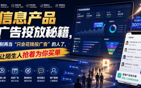 为什么你只会花钱投广告？这份信息产品投放秘籍教你让陌生人抢着为你买单