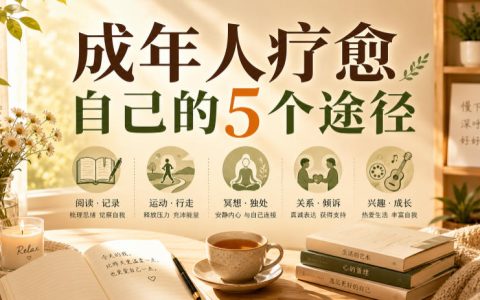 付费文章：成年人如何自我疗愈？这5个方法值得一试