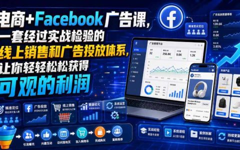 如何用电商+Facebook广告搭建经实战检验的线上销售与投放体系，轻松获得可观利润？（原创双语字幕）