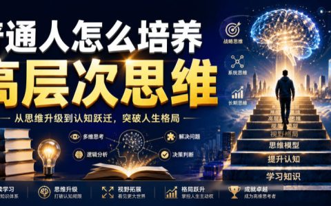 普通人如何培养高阶思维？一套可操作的进阶方法论