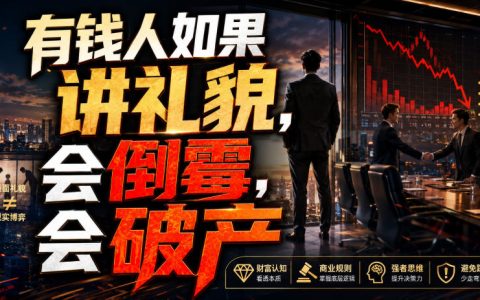 为什么有钱人讲礼貌，反而更容易倒霉甚至破产？