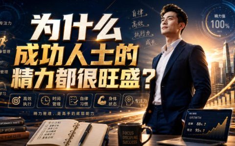 为什么成功人士总是精力充沛？背后有哪些可复制的习惯和方法