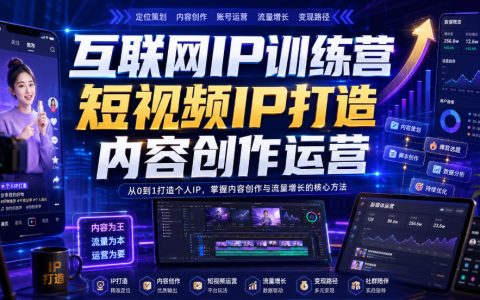 如何系统打造短视频IP？互联网IP训练营的内容创作与运营指南