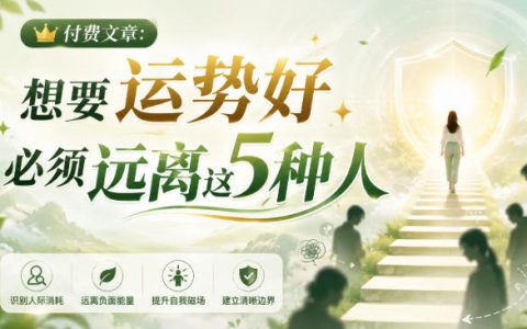 提升运势的第一步：远离这5类人