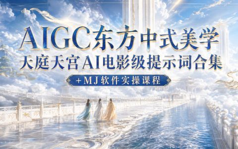 保姆级指南：AIGC打造东方中式美学“天庭天宫”电影级画面（附提示词合集与MJ实操）