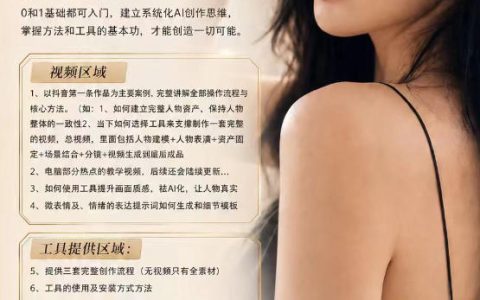 AI真人项目如何变现：漫剧、TK短剧、电商全覆盖，0基础也能入门