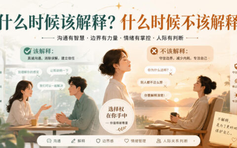 什么时候要解释，什么时候别解释？一文说清界限